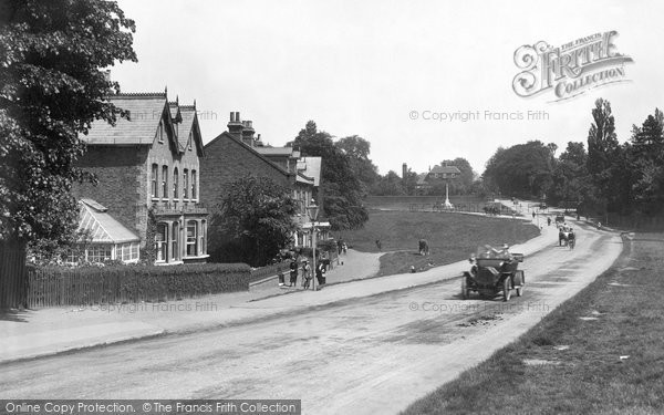 Photo of Epping, Memorial Cross And Green 1921