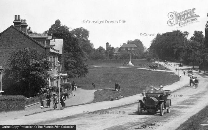 Photo of Epping, Memorial Cross And Green 1921