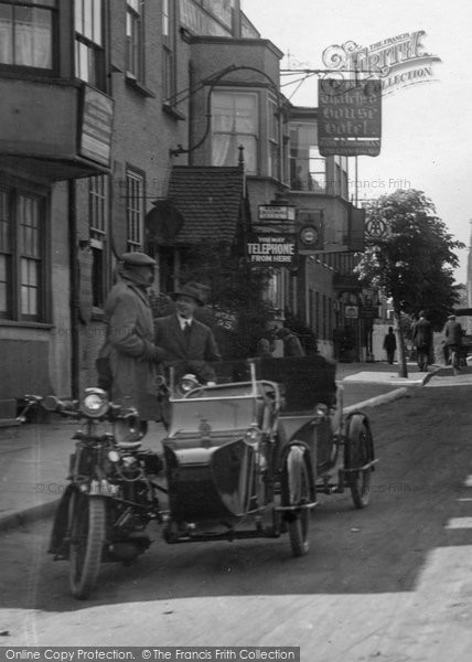 Photo of Epping, Motorbike And Sidecar 1921