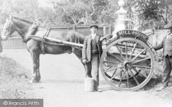 Nunn's Dairy Cart c.1900, Epping