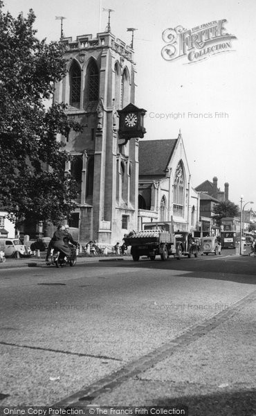 Photo of Epping, St John The Baptist Church c.1955