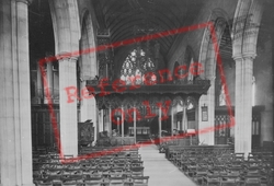 St John The Baptist Church, Interior 1921, Epping