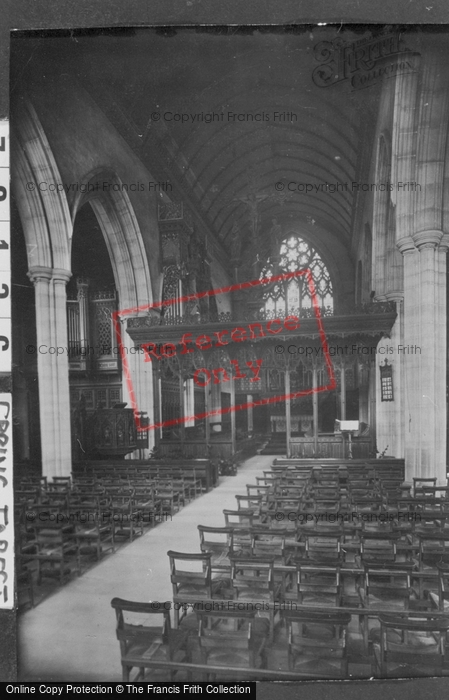 Photo of Epping, St John The Baptist Church, Interior 1921