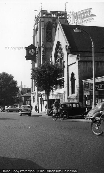 Photo of Epping, The High Street c.1955