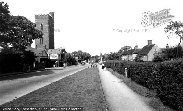 Photo of Epping, The Tower And Main Road c.1955