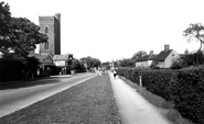The Tower And Main Road c.1955, Epping