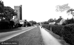 The Tower And Main Road c.1955, Epping