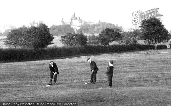 Photo of Epsom, Boys Playing Golf 1903