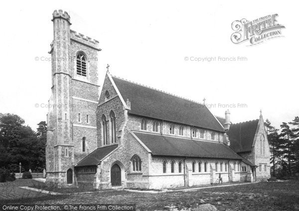 Photo of Epsom, Christ Church From The South West 1890