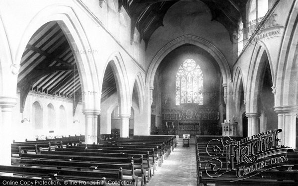 Photo of Epsom, Christ Church Interior 1890
