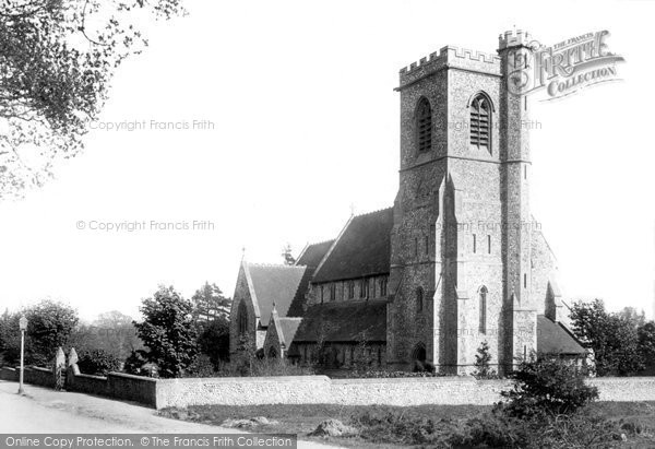 Photo of Epsom, Christ Church, Stamford Green 1895