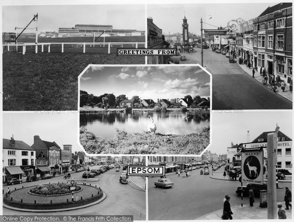 Photo of Epsom, Composite c.1960