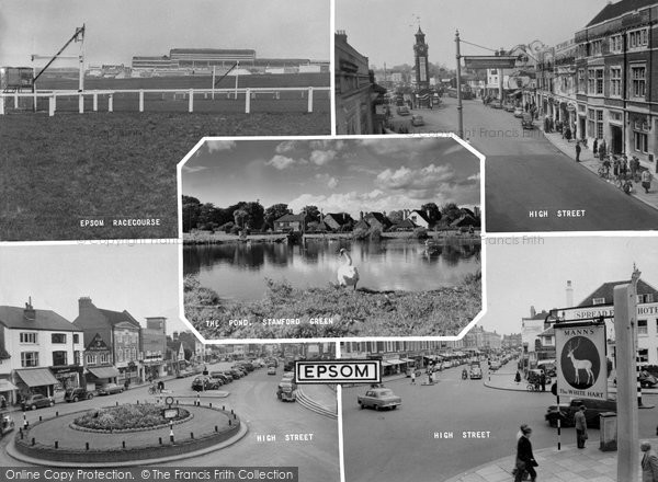 Photo of Epsom, Composite c.1960