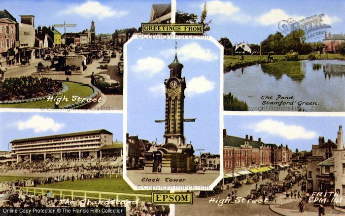 Photo of Epsom, Composite c.1960