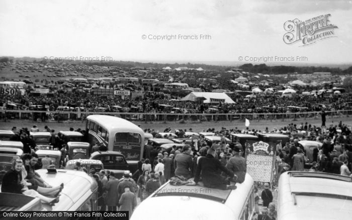 Photo of Epsom, Derby Day c.1950