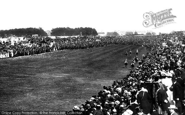 Photo of Epsom, Downs, Race For The Derby c.1910