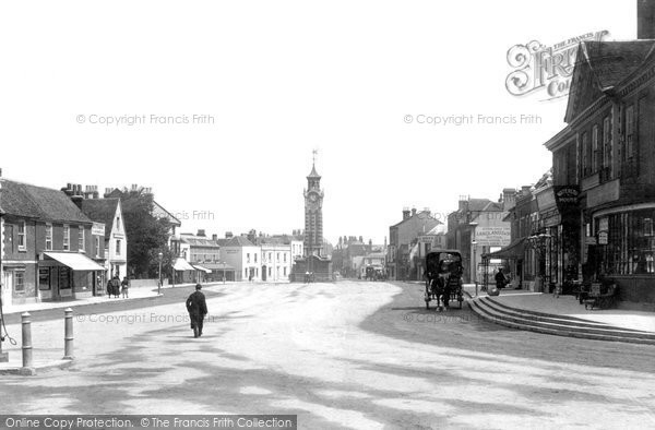 Photo of Epsom, High Street 1897