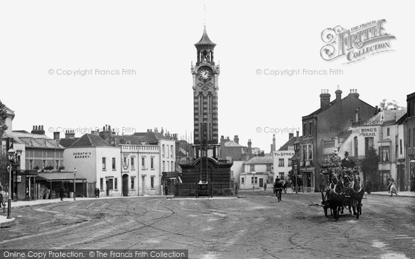 Photo of Epsom, High Street 1897