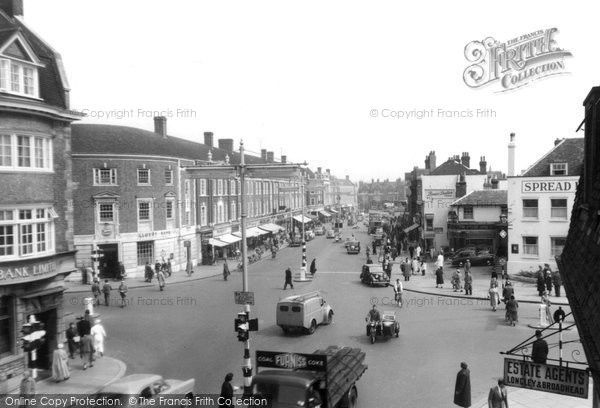 Photo of Epsom, High Street c.1955