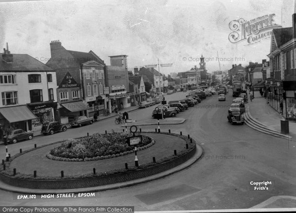 Photo of Epsom, High Street c.1960