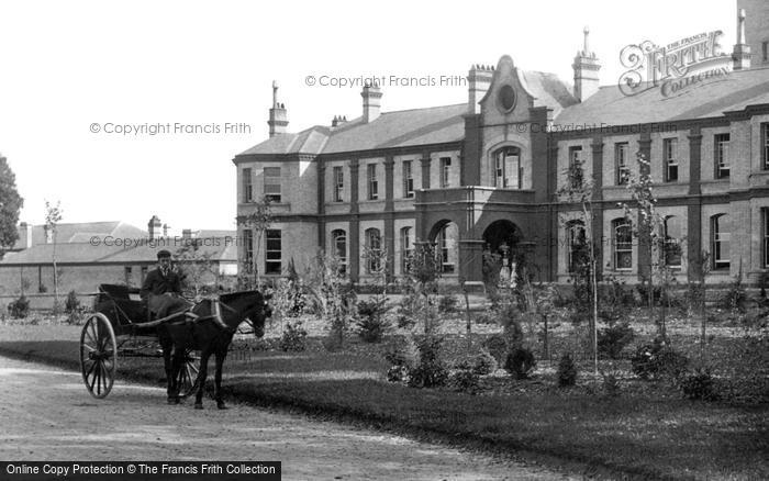 Photo of Epsom, Horse And Trap At Horton Hospital 1903