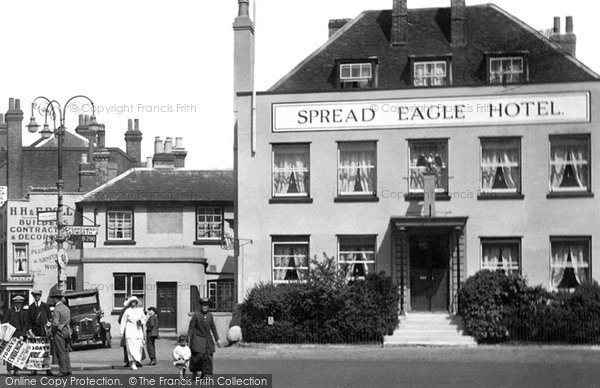 Photo of Epsom, Spread Eagle Hotel 1924