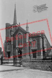 St Martin's Church, West Front 1890, Epsom
