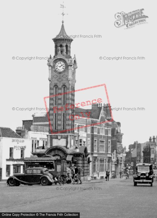Photo of Epsom, The Clock Tower c.1955