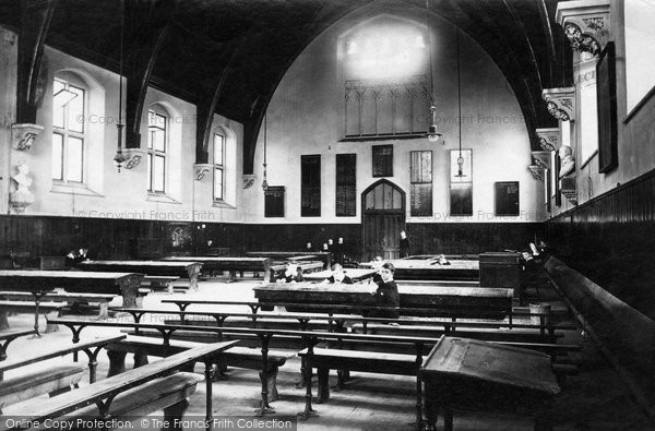 Photo of Epsom, The College, Big School Room 1897