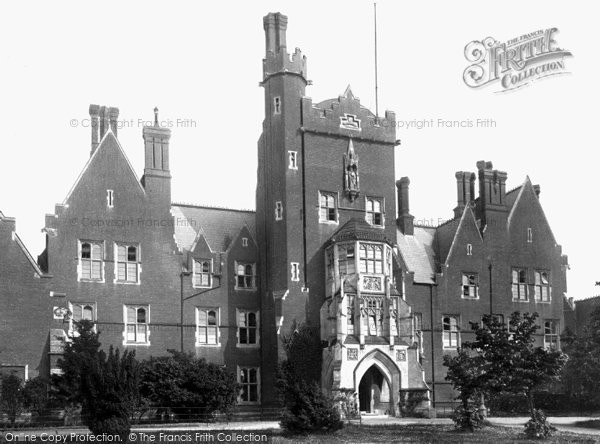 Photo of Epsom, The College Entrance 1890