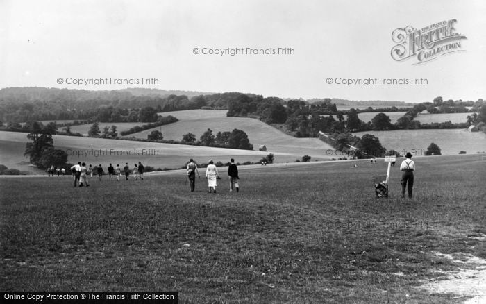 Photo of Epsom, The Downs c.1930