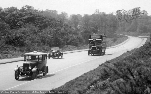 Photo of Epsom, Traffic On The Dorking Road 1928