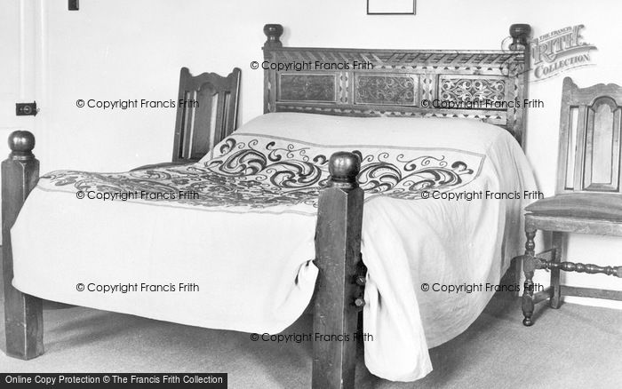 Photo of Epworth, Old Rectory, Early 18th Century Bed And Bedspread c.1955