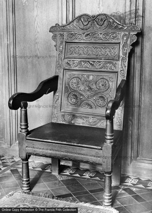 Photo of Epworth, Susanna Wesley's Chair, The Old Rectory c.1950