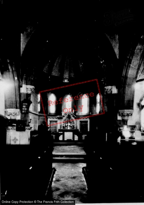 Photo of Erbistock, The Church Interior c.1965