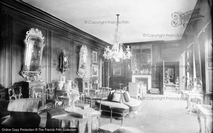 Photo of Erddig, Erddig House, The Saloon 1895
