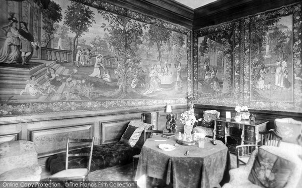 Photo of Erddig, Erddig House, The Tapestry Room 1895