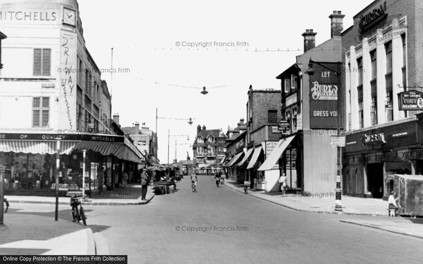 Erith, High Street c1953