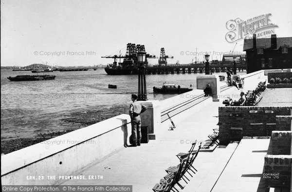 Photo of Erith, The Promenade c.1955