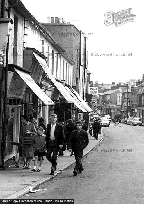 Photo of Erith, Young Men In High Street c.1965