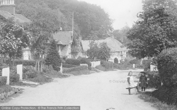 Photo of Erlestoke, Little Village Girls 1900