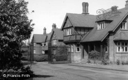Park Gates And Lodge c.1955, Escrick