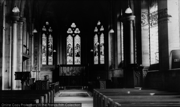 Photo of Escrick, St Helen's Church, Interior c.1955