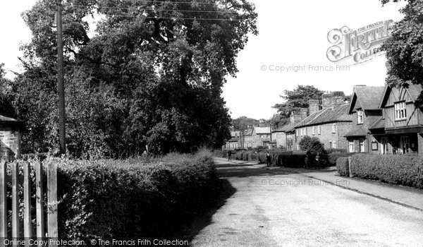 Photo of Escrick, Village Stores And Fountain View c.1955