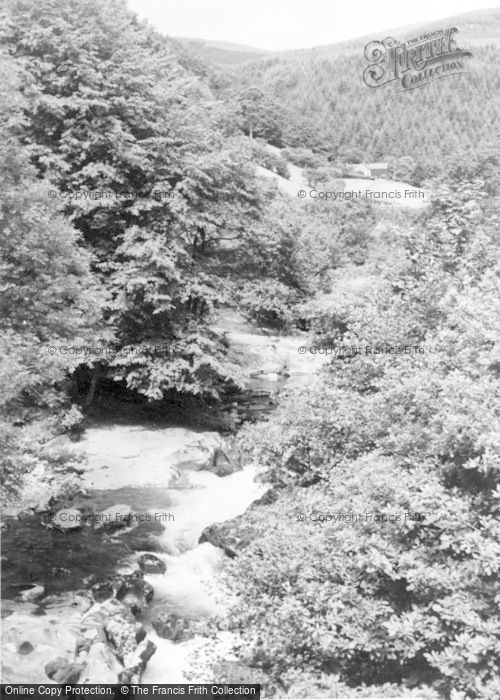 Photo of Esgairgeiliog, The Waterfall, Pont Evans c.1955