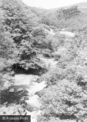 The Waterfall, Pont Evans c.1955, Esgairgeiliog