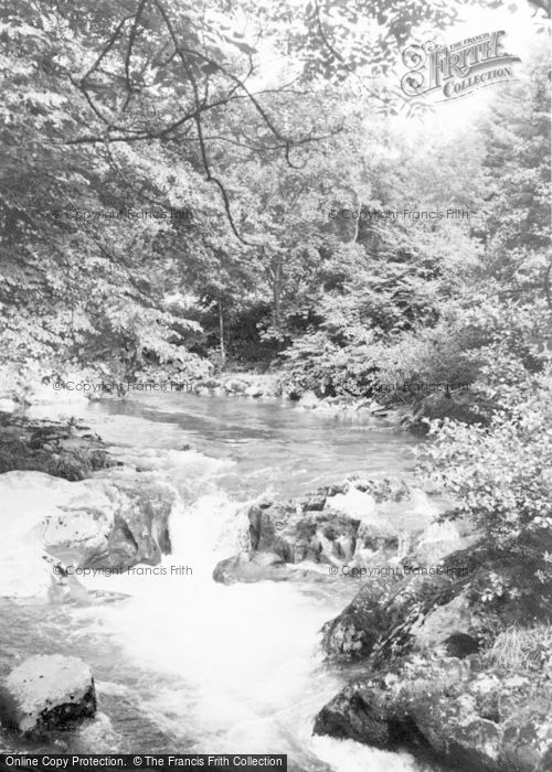 Photo of Esgairgeiliog, The Waterfall, Pont Evans c.1955