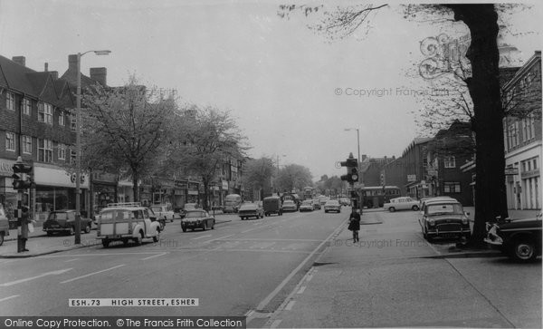 Photo of Esher, High Street c.1965