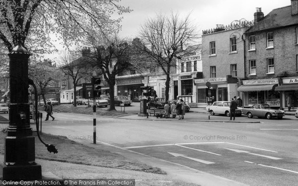 Photo of Esher, Old Pump And High Street c.1965