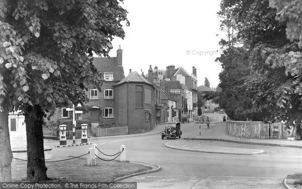 Photo of Esher, View From War Memorial c.1955